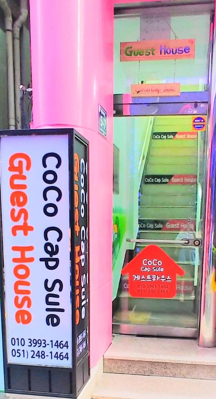 Coco Capsule Guesthouse Пусан Экстерьер фото